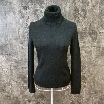 양모 100% 캘빈클라인 [ L ] 긴팔 니트/티셔츠 터틀넥