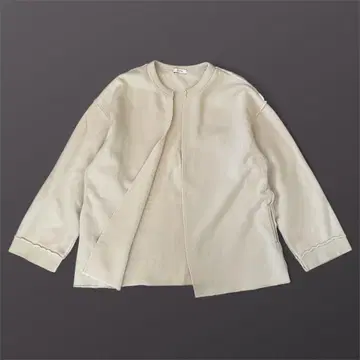 저널 스탠다드 CUT-OFF 속기모 맨투맨 가디건