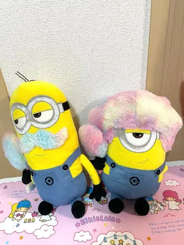 미니언 솜사탕 봉제 인형 2종
