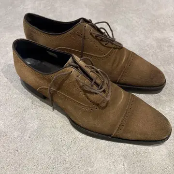 REGAL 브라운 스웨이드 레이스업 슈즈