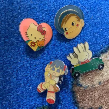 캐릭터 핀 배지 세트 미니 모니 키티 헤이세이