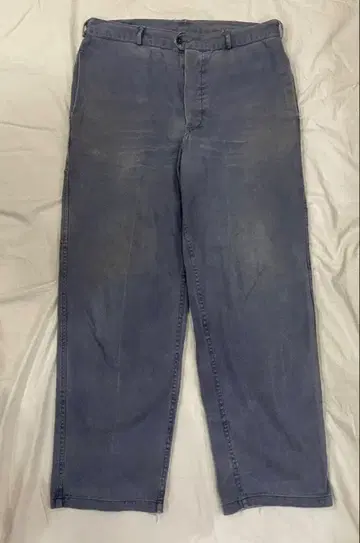 레어 size 60s70s 유로 빈티지 코튼 워크 팬츠