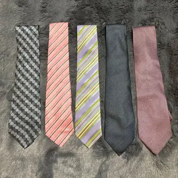 넥타이 5개 세트 ( PaulSmith, DKNY, WINDSEL 등 )