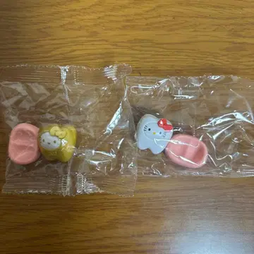 산리오 모두 함께 되자 치아 레어 헬로키티와 헬로키티 2개 세트