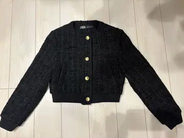 ZARA 블랙 노카라 자켓 S