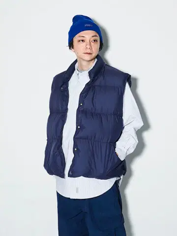 SEDAN ALL PURPOSE Classic Down Vest Navy