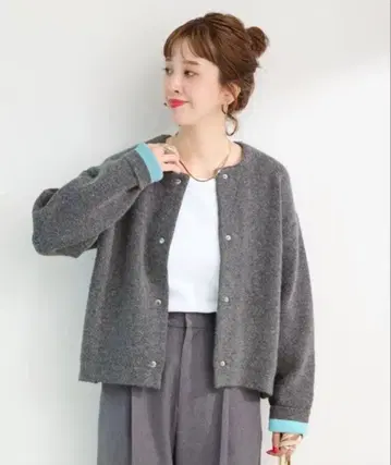 B.C STOCK 2층 스무스 편직 블루종