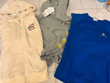 톰과 제리 상의 세트 후드티 트레이닝복 M L