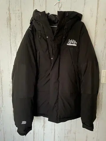JaVa. 블랙 충전솜 다운 자켓 XL