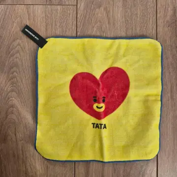 레어 BT21 TATA 핸드 타월 미사용 새상품 루프 타월 BTS 타타