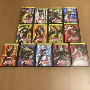 죠죠의 기묘한 모험 1부 2부 DVD 전 13권 세트 렌탈 상품