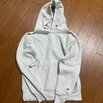 Champion Reverse Weave 후드티 M 사이즈 그레이