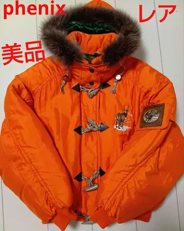 피닉스 여성용 다운 자켓 오렌지 L 사이즈 새상품급