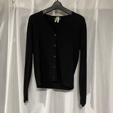 애니에스b 블랙 긴팔 가디건