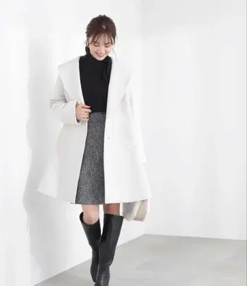 롱 코트 / 화이트