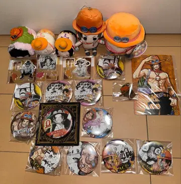 원피스 에이스 생일 핀 배지 세트 21점