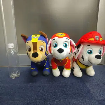 퍼피 구조대 봉제 인형 3개 세트