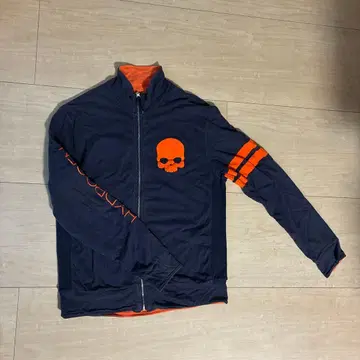 HYDROGEN 저지 자켓 L 네이비/오렌지