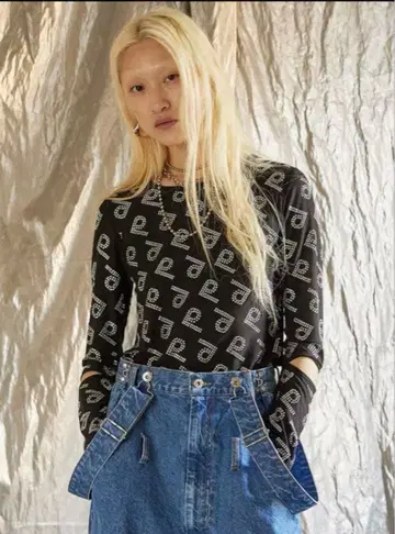 PRANK PROJECT 플랭크 프로젝트 모노그램 상의 비쥬