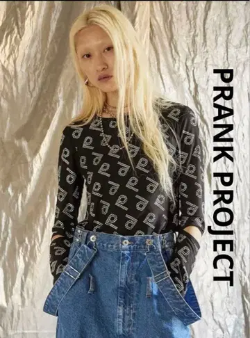 PRANK PROJECT 플랭크 프로젝트 모노그램 상의 비쥬