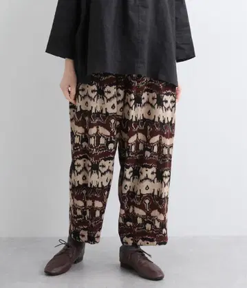 택 포함 새상품 마라이카 이컷 프린트 팬츠 카디 에스닉