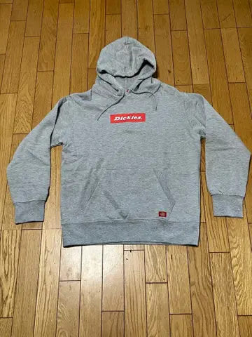 Dickies 그레이 후드 부착 후드티 M 사이즈