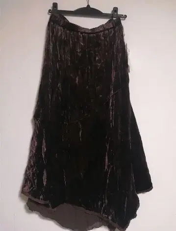 택 포함 새상품 Sensounico 센소유니코 벨로아 스커트 M 브라운