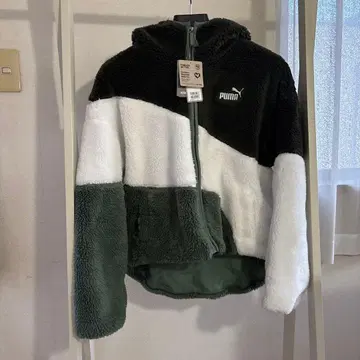 [ PUMA ] 플리스 자켓 후드 부착