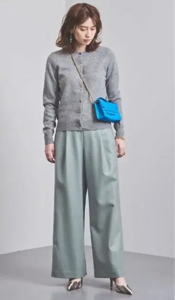 UNITED ARROWS UBCB BOTANY 하이웨스트 와이드 팬츠