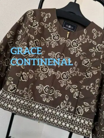 미사용 새상품 그레이스 콘티넨탈 자수 자켓 정가 52800엔