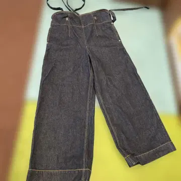 peu pres 다크 데님 살로펫 팬츠