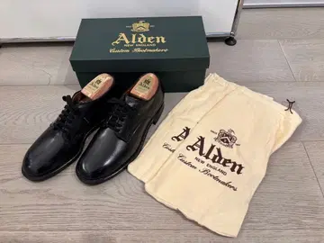 새상품 Alden 53711 플레인토 7D 블랙 밀리터리 라스트