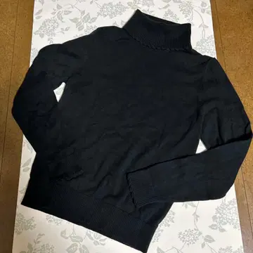 로라 애슐리 * 상의/터틀 코튼 니트 택 포함 미사용 새상품