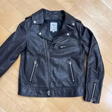 B:ming 블랙 가죽 라이더 자켓 M 양가죽