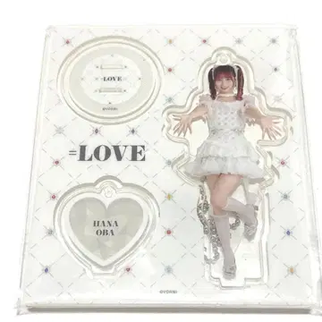 =LOVE 이코러브 8주년 오바 하나 아크릴 스탠드 보석 의상