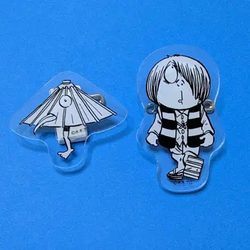 키타로 찻집 아크릴 배지 카라카사 키타로