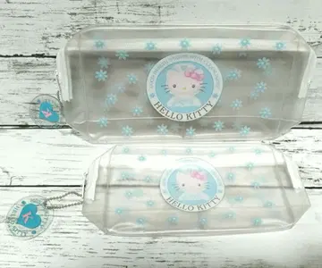 98년산 헤이세이 레트로 키티 파우치 비닐 클리어 2