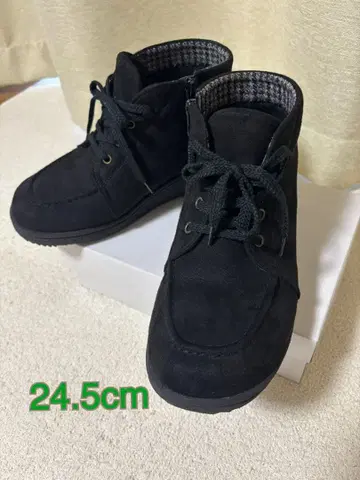 스웨이드 숏부츠 24.5