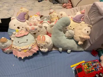 스미코구라시 특대형 인형 세트 작은 인형 시로쿠마 돈카츠 토카게 제일복권