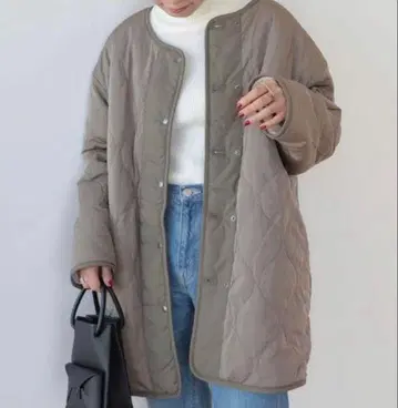 비밍 바이 빔즈 퀼팅 보아 리버서블 미들 블루종 S