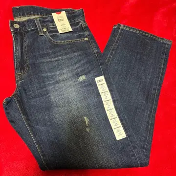 UNIQLO 슬림핏 데미지 진 33