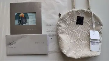 mina perhonen 미나 페르호넨 머핀백 탬버린 아이보리