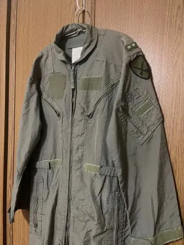 90s 미군 CWU-27P 작업복 사관 와펜 포함 플라이트 수트 40R