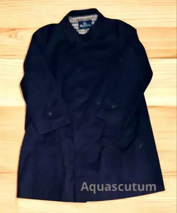 Aquascutum 스텐카라 코트 44 (112cm) 네이비