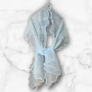 오간자 스톨 숄 드레스용 비침 파티 경사 컨디션 최상