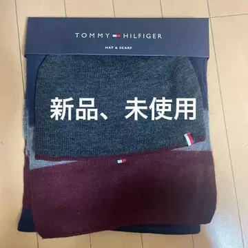 타미힐피거 HAT&SCARF 미사용품