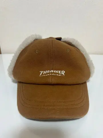 THRASHER 플라이트 캡 브라운