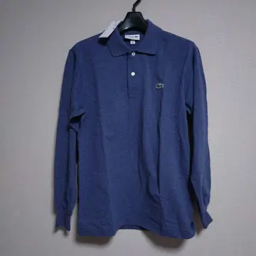 미사용 택 포함 LACOSTE 라코스테 네이비 긴팔 피케 셔츠 US XS