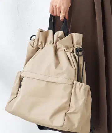 a.v.v 3way 베이지 백팩