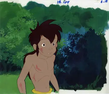 소년 모글리 모글리 애니메이션 셀화